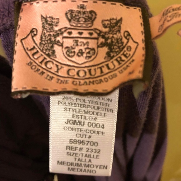 Juicy couture purple velour tracksuit - Picture 6 of 6